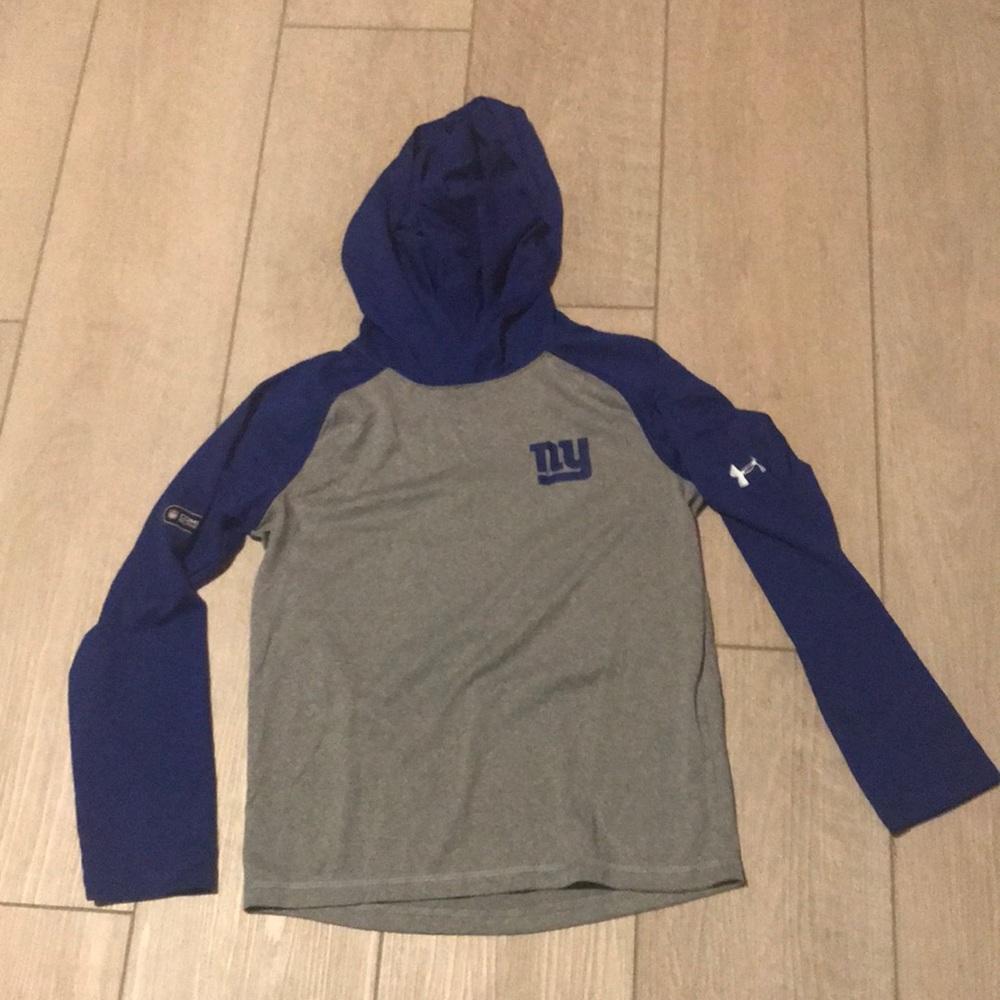 NY Giants Under Armour Hooded Shirt